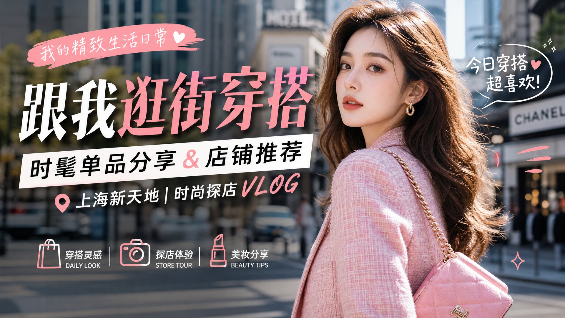 糖心vlog 糖心vlog时尚视频：跟我逛街穿搭视频分享·时髦单品推荐视频教程